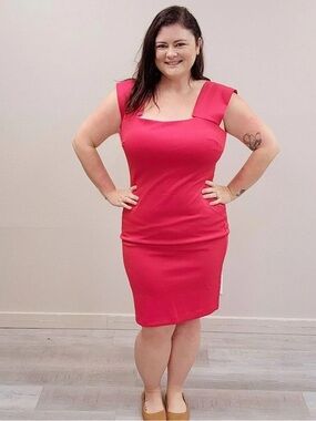 Alexia Admor Red Sheath Dress - New - Size XL